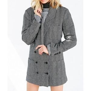 BDG Wool Herringbone Over Sized Blazer XS